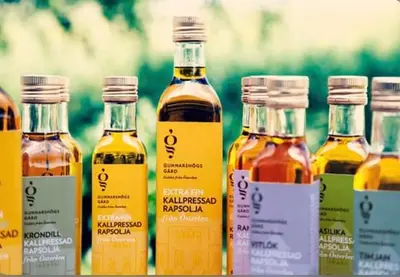 Kallpressad rapsolja och olivolja från Gunnarshögs Gård -- naturliga…